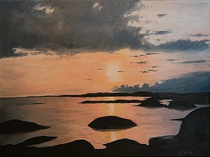 Maleri av Yngve Åsen
